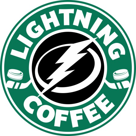 Tampa Bay Lightning Starbucks Coffee Logo iron on paper